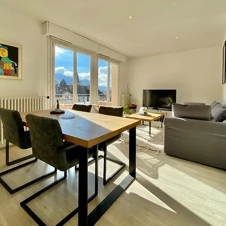 Toit-terrasse Traversant Plein Centre 100m Du Lac Apartament Annecy