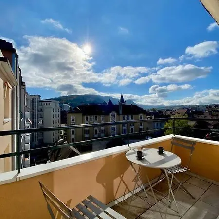 Toit-terrasse Traversant Plein Centre 100m Du Lac Apartament *