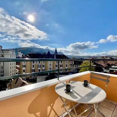 Toit-terrasse Traversant Plein Centre 100m Du Lac Apartament *